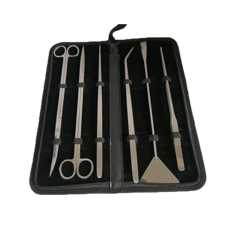 Planted Aquarium Cleaning Kit - Aquarium Tools Kit Tweezers Scissors Stainless