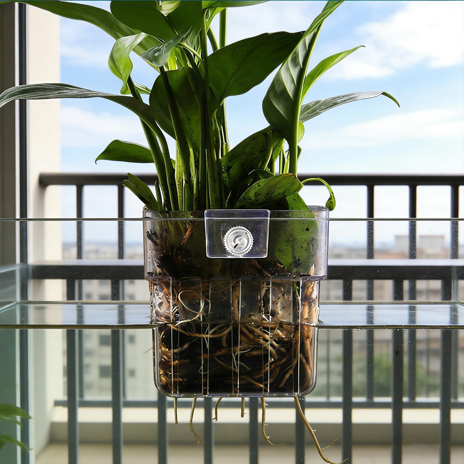 Transparent Hangable Aquarium  - огляд і ціна Aquarium Plant Design