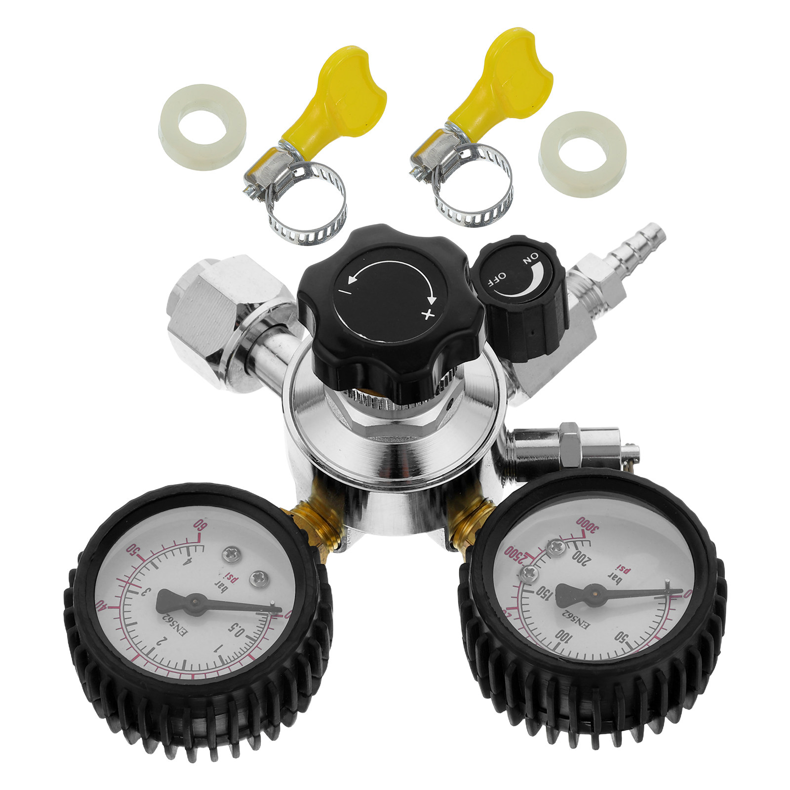 1Set Beer Brewing Device Cga32 - огляд і ціна Co2 Regulator Dual Stage