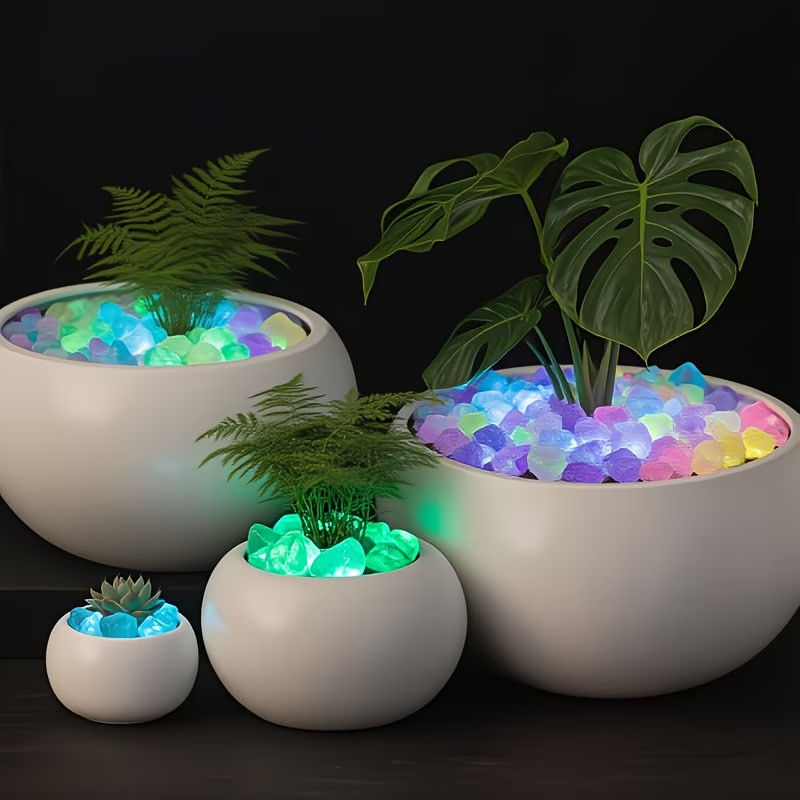 300PCS Luminous Pebble Set,0.9 - огляд і ціна Aquarium Plant In Pot