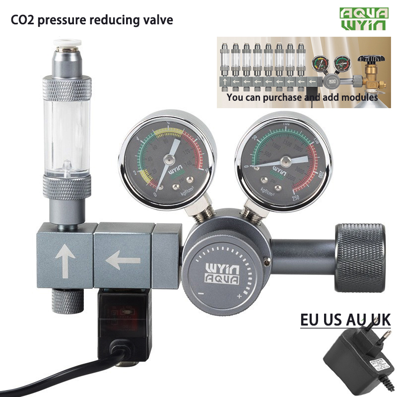 Aquarium DIY Co2 regulator dua - огляд і ціна Co2 Regulator Dual Stage