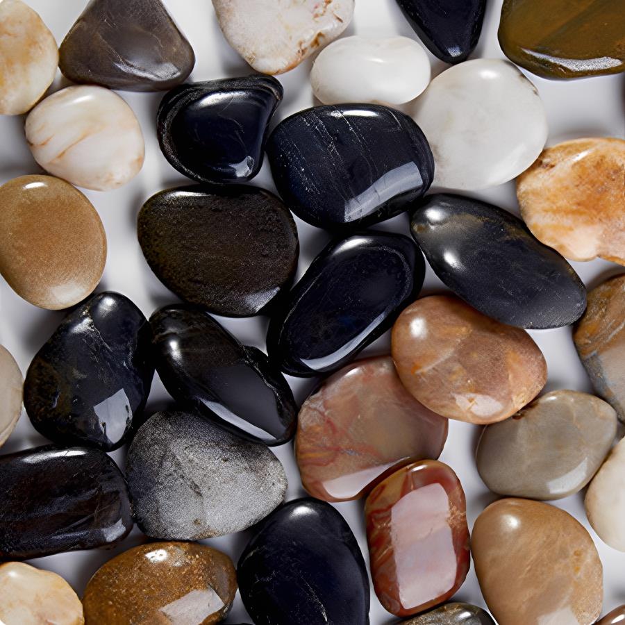 300-700g Smooth River Pebbles, - огляд і ціна Aquarium Plant In Pot