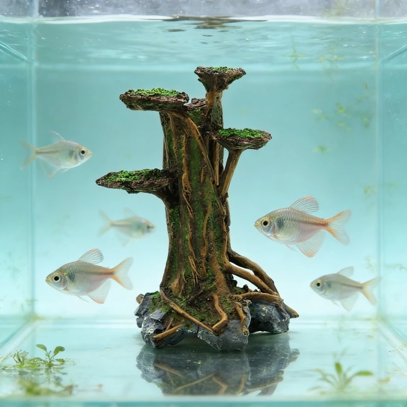 Artificial Moss Tree Driftwood - огляд і ціна Aquarium Planted Wood