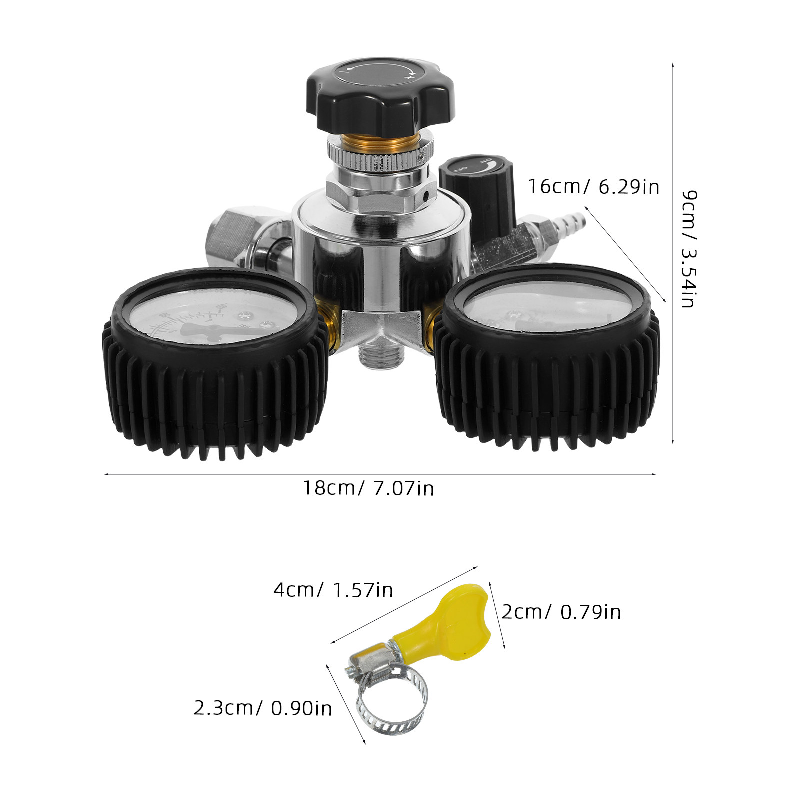 1Set Beer Brewing Equipment Cg - огляд і ціна Co2 Regulator Dual Stage