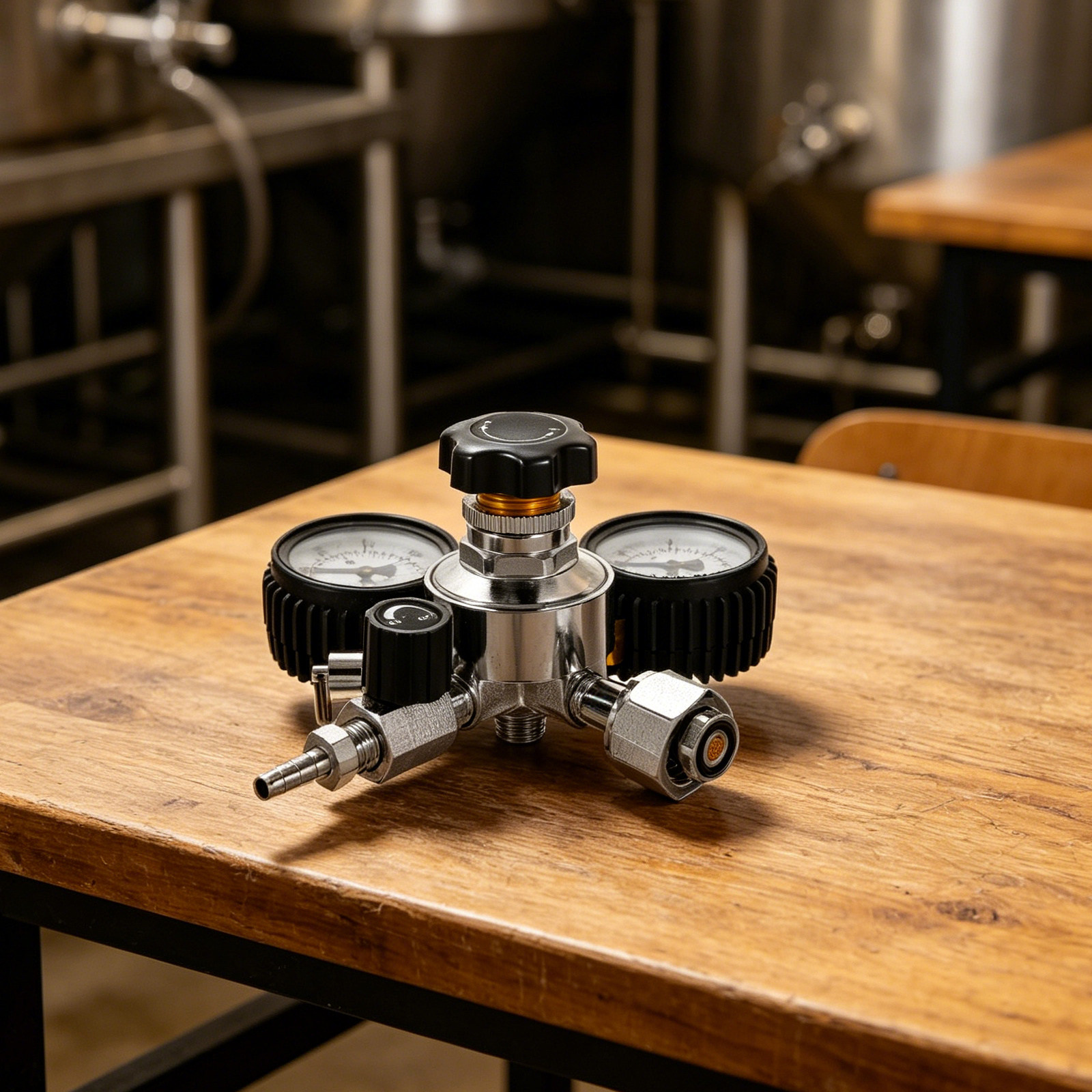 1Set Beer Brewing Equipment Cg - огляд і ціна Co2 Regulator Dual Stage