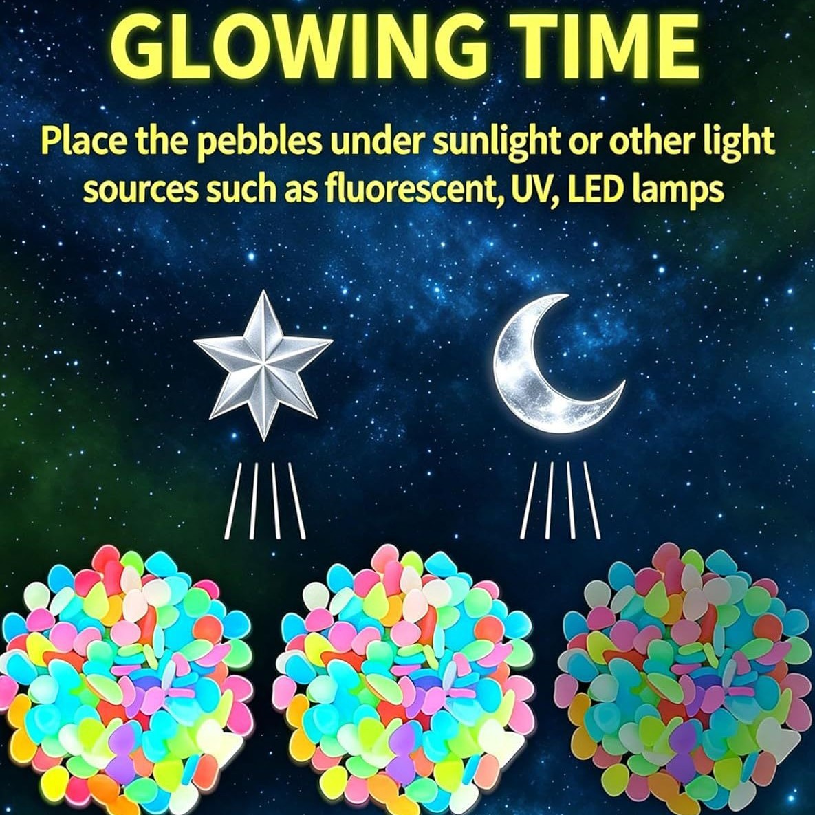 Colorful Glow In The Dark Lumi - огляд і ціна Aquarium Plant In Pot