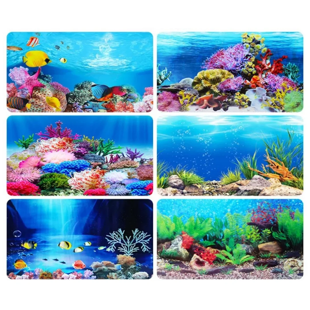 Background Aquarium 3D Sticker - огляд і ціна Aquarium Plant Design