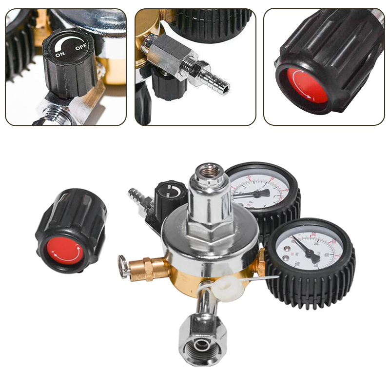 CO2 Gas Bottle Regulator Carbo - огляд і ціна Co2 Regulator Dual Stage