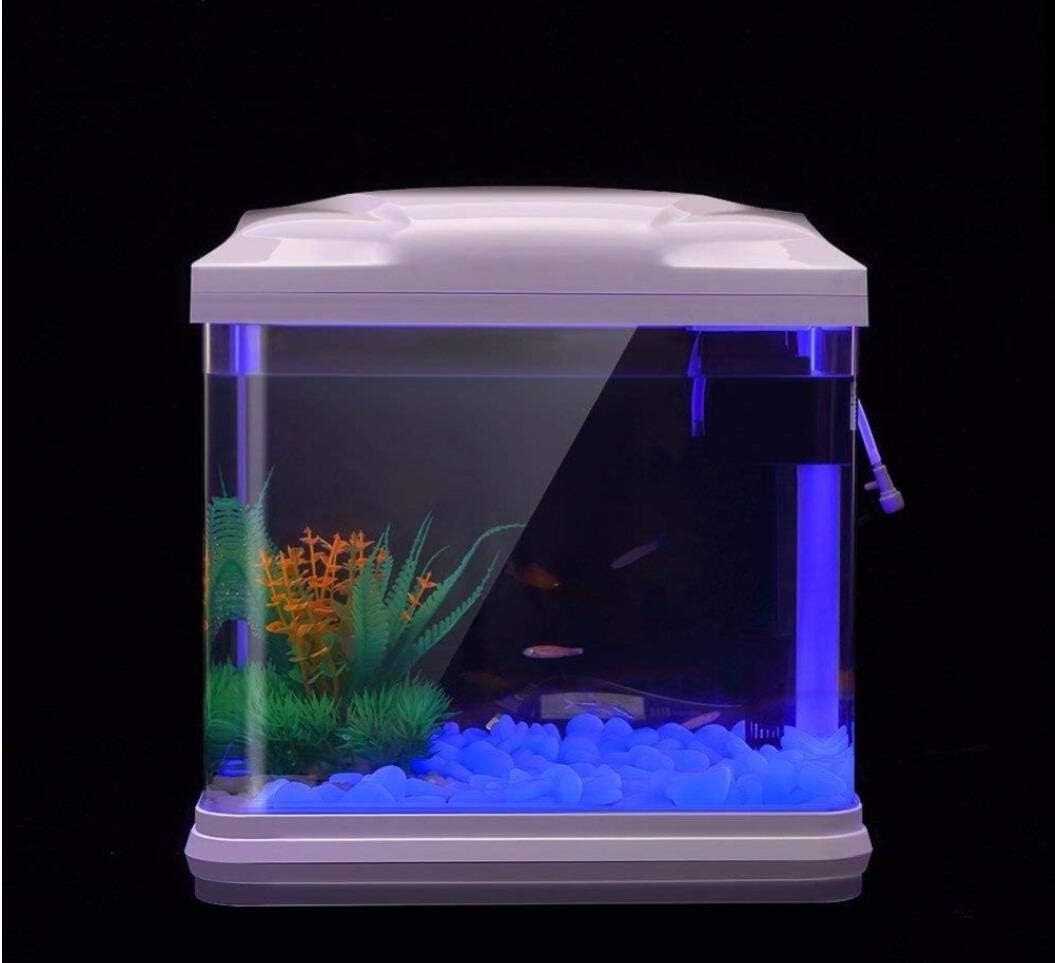 Fish Tank Rocks Glow Blue Pebb - огляд і ціна Aquarium Plant In Pot