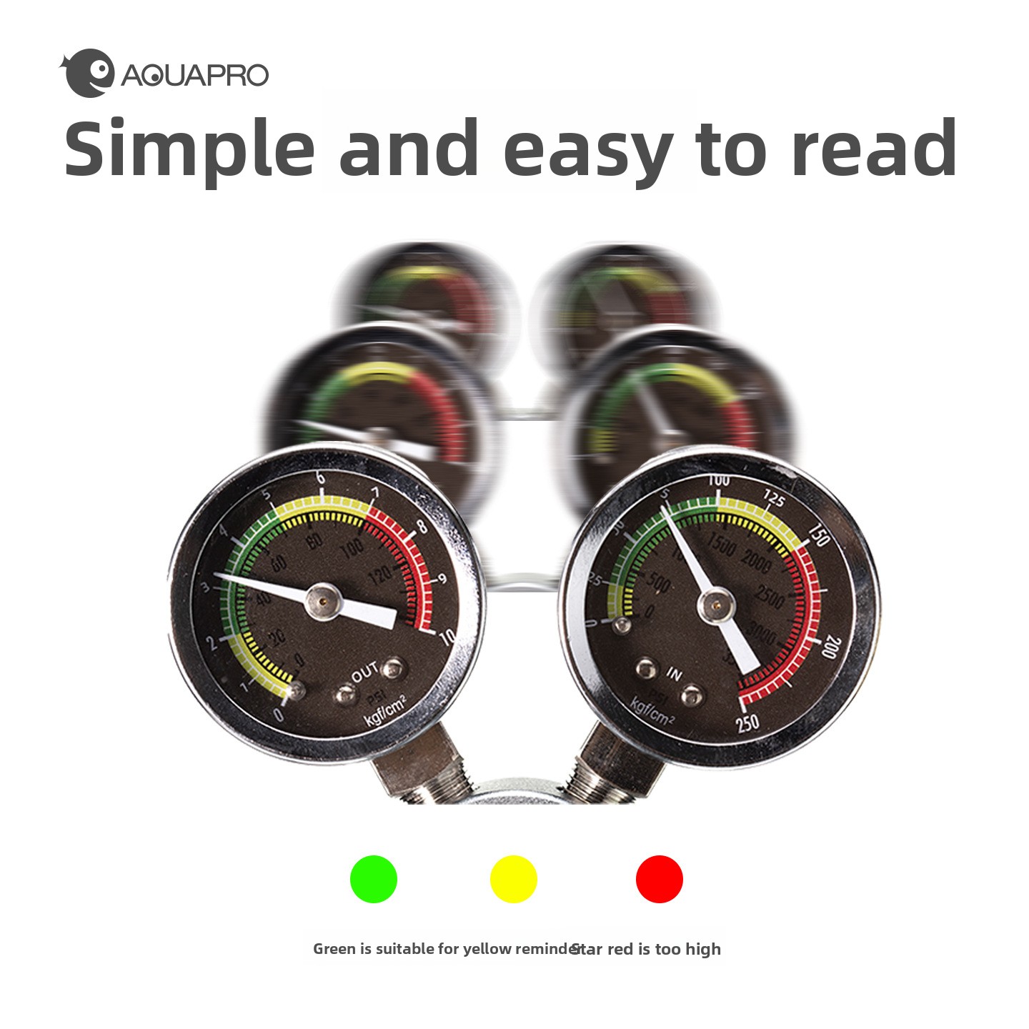 AQUAPRO Professional Two-Stage - огляд і ціна Co2 Regulator Dual Stage