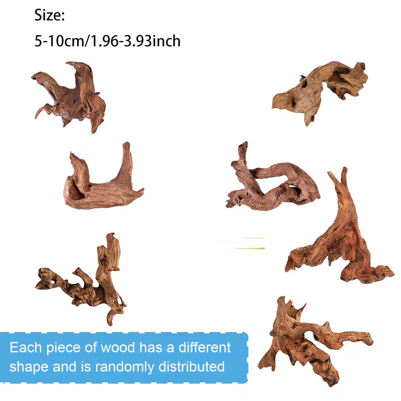 5-10CM Natural Sinkable Driftw - огляд і ціна Aquarium Planted Wood