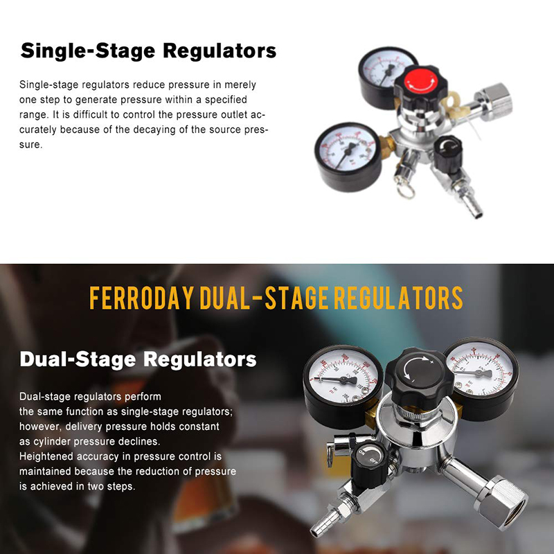 Dual Gauge CO2 Draft Beer Regu - огляд і ціна Co2 Regulator Dual Stage