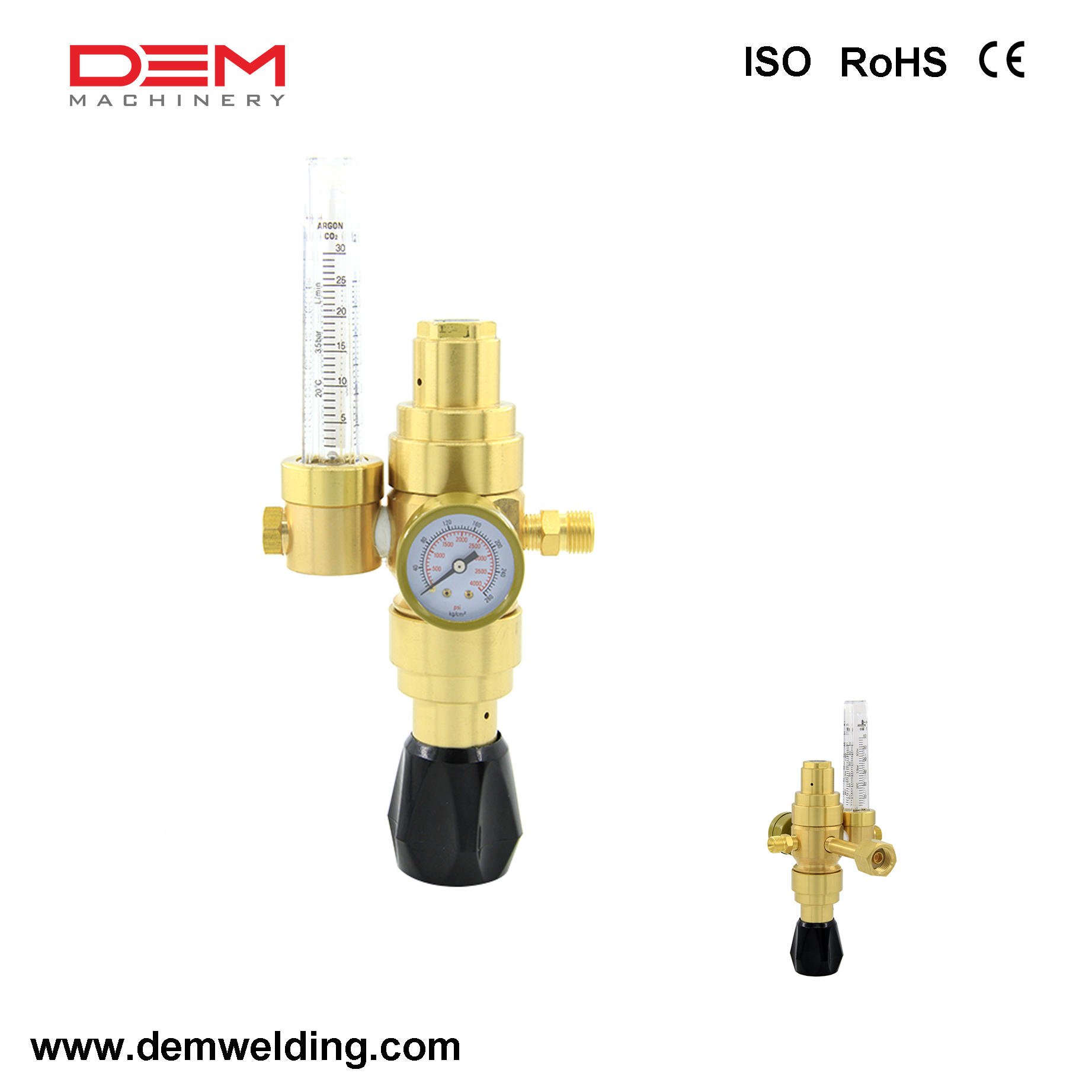 DEM WR2400 Precision Flow Cont - огляд і ціна Co2 Regulator Dual Stage