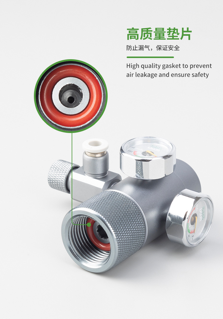 Aquarium CO2 Regulator Aluminu - огляд і ціна Co2 Regulator Dual Stage